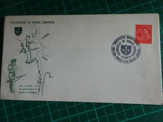 1970 Military Reconquest Of Burma Campaign First Day Cover