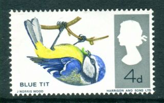 1966 Gb British Birds.  Blue Tit U/m