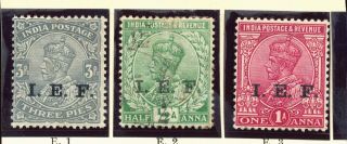 Ief (indian Expeditionary Force) Stamps