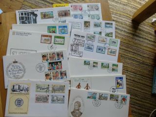 A Selection Of Guernsey First Day Covers,  Other Bits
