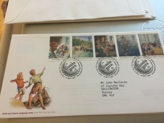 Gb Stamps First Day Cover 1997 Enid Blyton Famous Five