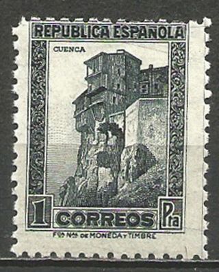 Spain 1932 1938 Ii Spanish Republic Civil War Cuenca 1p 1936 1937 1938 1933 Mnh
