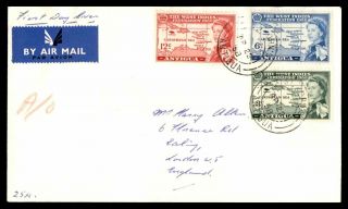 Mayfairstamps 1958 Antigua West Federation First Day Cover Wwb59797