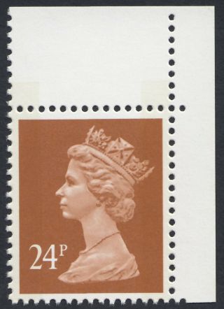 1992 24p Litho Questa Two Band Booklet Stamp Sg X1018 Mnh