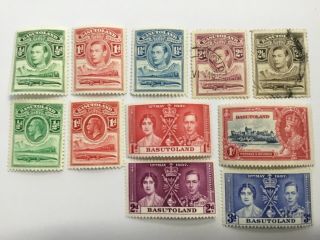 Old Stamps Basutoland X 11