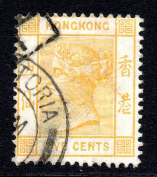 Hong Kong 5 Cent Stamp C1900 - 01