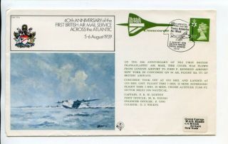 1979 Raf Cover Ff6 40th Anniversary First Ail Mail Service Concorde Flown