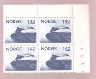 Norway Mnh Ur Pb 1974 Sc 632 North Cape $1.  40