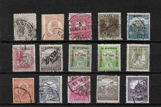 Sstamps Hungary 15 Piece Old Hungary Stamps T254