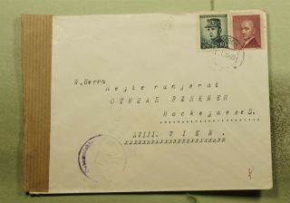 Dr Who 1949 Czechoslovakia Opava To Austria Censored E71173