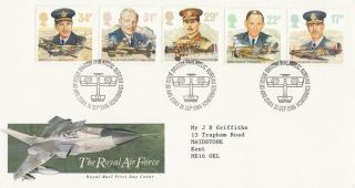 1986 History Of The Royal Air Force - Bureau H/s Fdc.