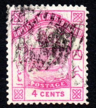 North Borneo 4 Cent Stamp C1886 - 87