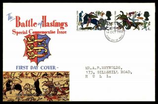 Mayfairstamps 1966 Great Britain Fdc Battle Of Hastings War First Day Cover Wwb_