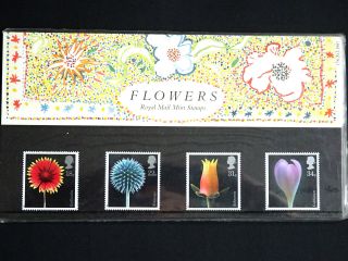 Gb 1987 Flower Photographs By Alfred Lammer Presentation Pack No.  178