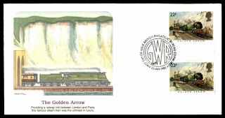 Mayfairstamps Great Britain Fdc 1965 The Golden Arrow Fleetwood Train First Day