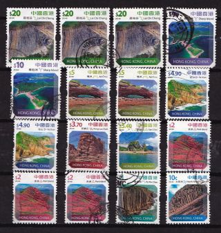 2014 Hong Kong China " Landscapes Definitive Stamps $20 $10 $5 " Part - Set