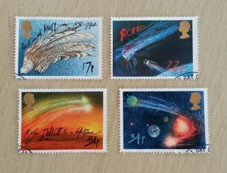 Gb Qeii Comm.  Stamps.  1986 (sg 1312 - 15) Halley 