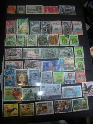 Ceylon Sri Lanka Stamps Lot 1 Stamps - All Scanned Below The Written Descri