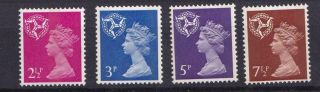 Isle Of Man Mh 1971 Sc 8 - 11 British Regional Issues 2½p - 7½p,  Set Of 4