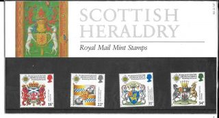 Gb 1987 Scottish Heraldry Presentation Pack
