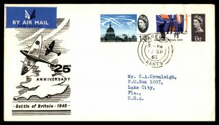 Mayfairstamps 1965 Great Britain Fdc Battle Of Britain Farehay First Day Cover W