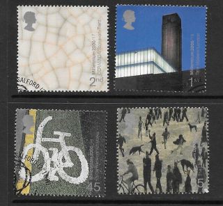 Gb 2000 Art & Craft Fine Set Stamps