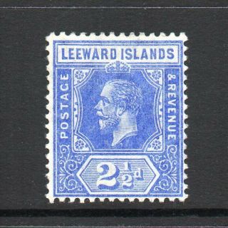 Leeward Islands - 1912 - 22,  2½d Bright - Blue (sg50) Wmk - Multi Crown Ca,