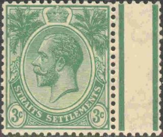 1921 Straits Settlements 182 Never Hinged King George V Definitive
