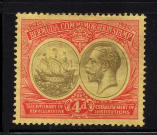 Bermuda Scott 59 1920 Colony George V 4p Cv$15