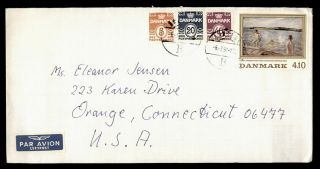 Dr Who 1990 Denmark Horsens To Usa Air Mail C125208