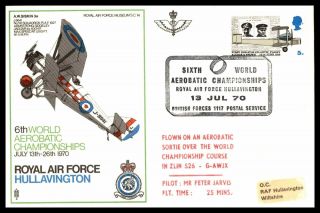 Mayfairstamps Great Britain Fdc 1970 6th World Aerobatic Championships First Day