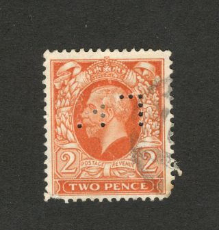 Gb - England - United Kingdom - - Stamp,  Perfin,  Perfins