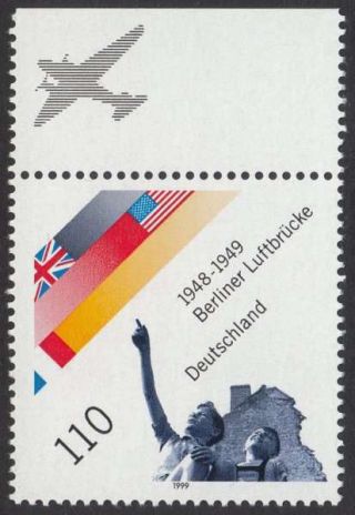 Germany,  1999 Berlin Airlift.  Sg 2903 Unmounted Mnh Marginal.  Cat £1.  80