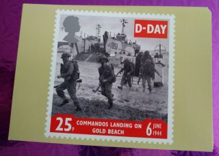 Gb 1994 Phq162 " 50th Anniversary Of D - Day " Full Set Of (5) Cards Uk Seller