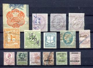 Gb Great Britain And Colonies Revenue Stamps