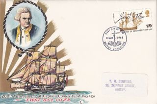 Gb - 1968 - Anniversaries (bi - Cent Of Captain James Cook) - First Day Cover 041