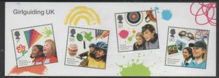 Great Britain 2746 2010 Girls Guides Vf Nh O.  G M/s