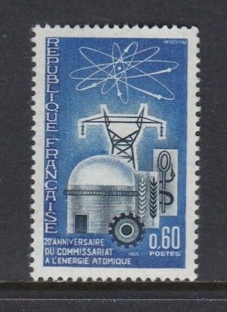 France 1965 20th Anniv Of Atomic Energy Commision Um