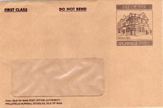 [a200] Isle Of Man Peel Post Office Prepaid Cover.