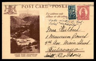 Mayfairstamps South Africa 1895 Johannesburg Uprated To Bulavaya S Rhodesia Card