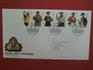 Royal Navy Uniforms - Issued 17.  09.  2009 - Royal Mail Fdc