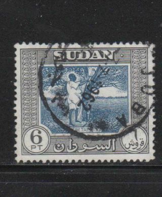 Sudan 110 1951 6p Gum Tapping F - Vf
