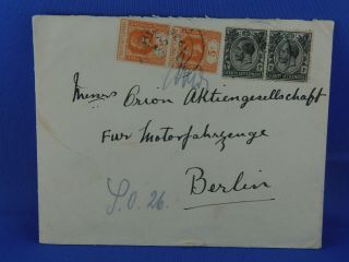 Straits Settlements Old Cover To Germany 1926 (n3/65)