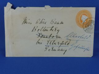 India Old Cover 1897 To Germany Sea Post Office (n3/40)
