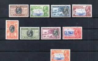 Cayman Island - 1935 Stamp Set To 1/ Mlh Og