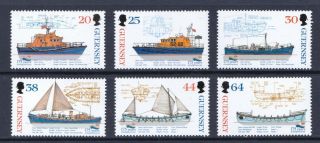 Guernsey 1999 Lifeboats - Mnh Set - Cat £5.  30 - (48)