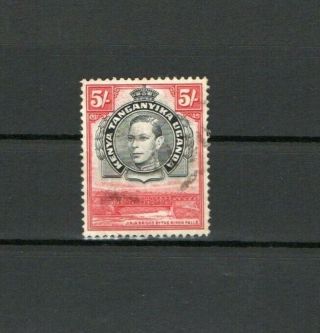 [a004] Kenya,  Uganda And Tanganyika Kgvi 5 Shillings 1938.