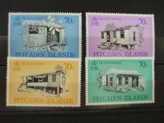 Pitcairn.  1987 Homes Full Set Of 4vs Mnh Cat 2.  80 (1n14)