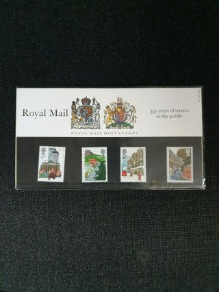 Royal Mail 350 Years Of Service To The Public.  Royal Mail Stamps