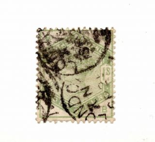 Great Britain Sc 107 Cv$100 Queen Victoria Stamp Id 1002